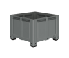 Большой контейнер 1130x1130x760 мм iBOX со сплошными стенками и дном, на ножках