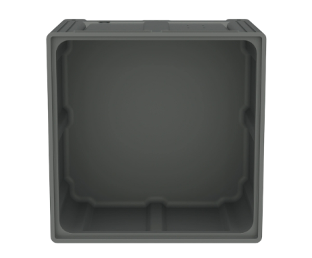 Большой контейнер 1130x1130x760 мм iBOX со сплошными стенками и дном, на ножках